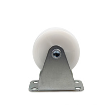 1.5 inch light duty flat plate rigid PP casters